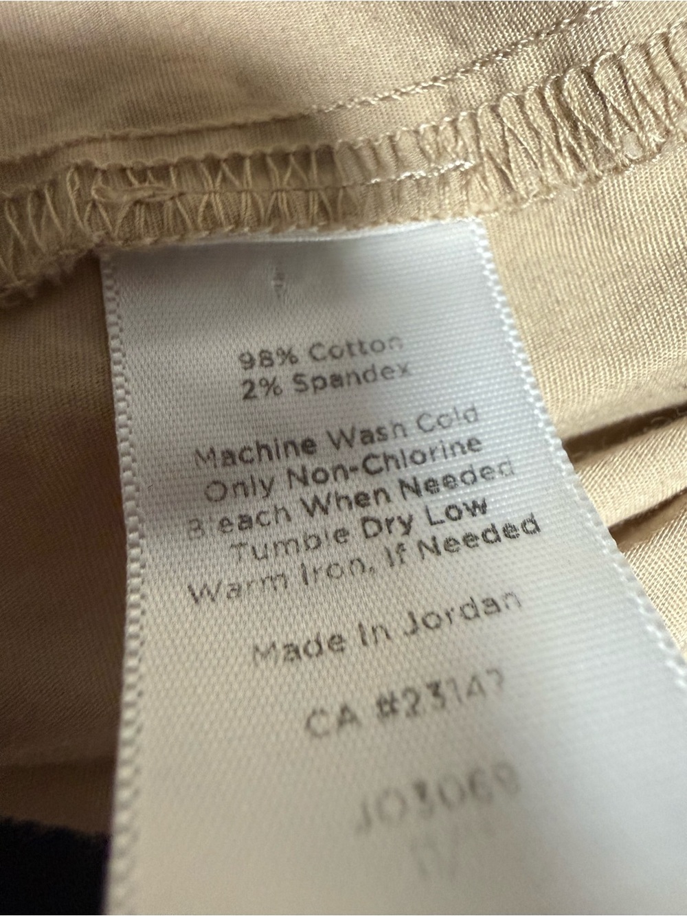 Talbots Petites Cotton Khaki Sleeveless Collared Shirt Dress Size 12P - Picture 6 of 6